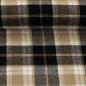 Preview: Baumwoll-Flanell Maverick Schwarz/Beige Karo von Swafing
